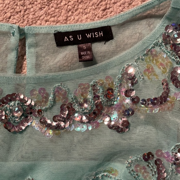 As u wish teal semi formal two piece - Picture 7 of 13